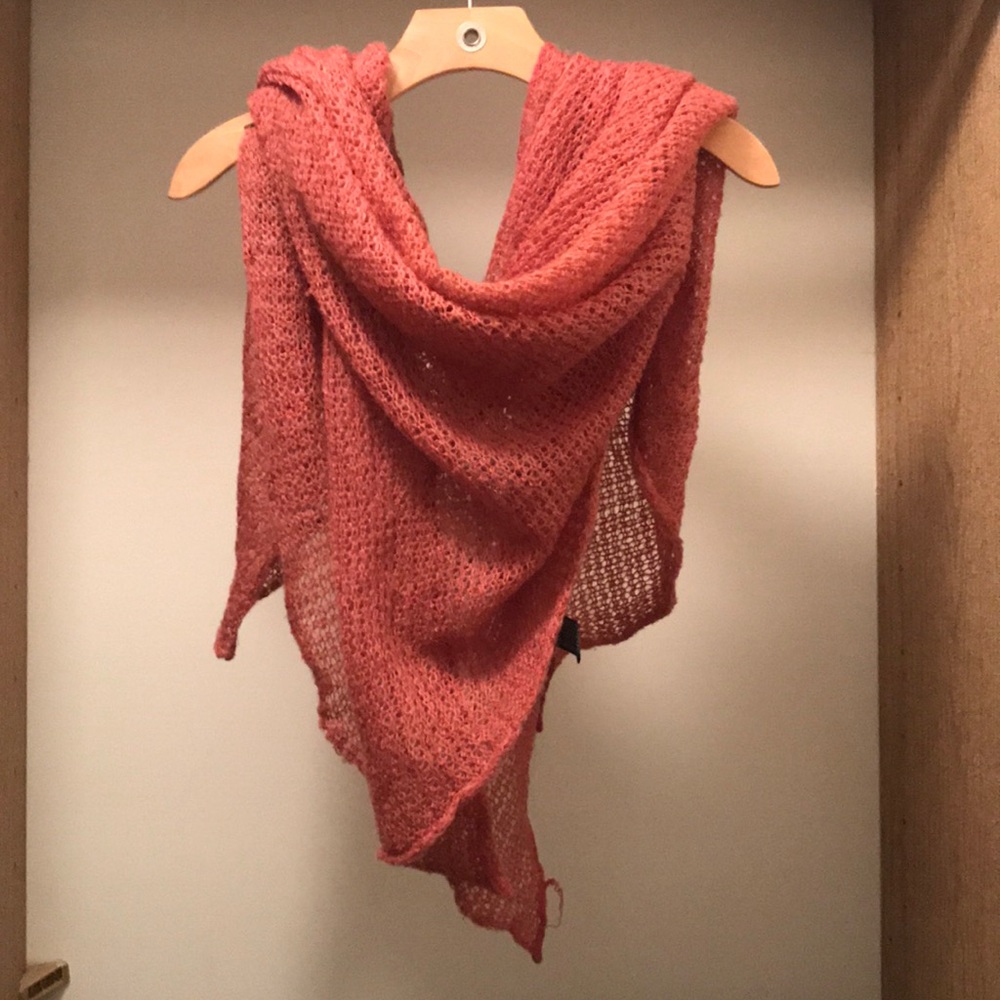 Open knit scarf